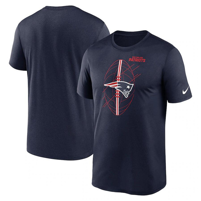 Men's New England Patriots Navy Legend Icon Performance T-Shirt Men's New England Patriots Navy Legend Icon Performance T-Shirt